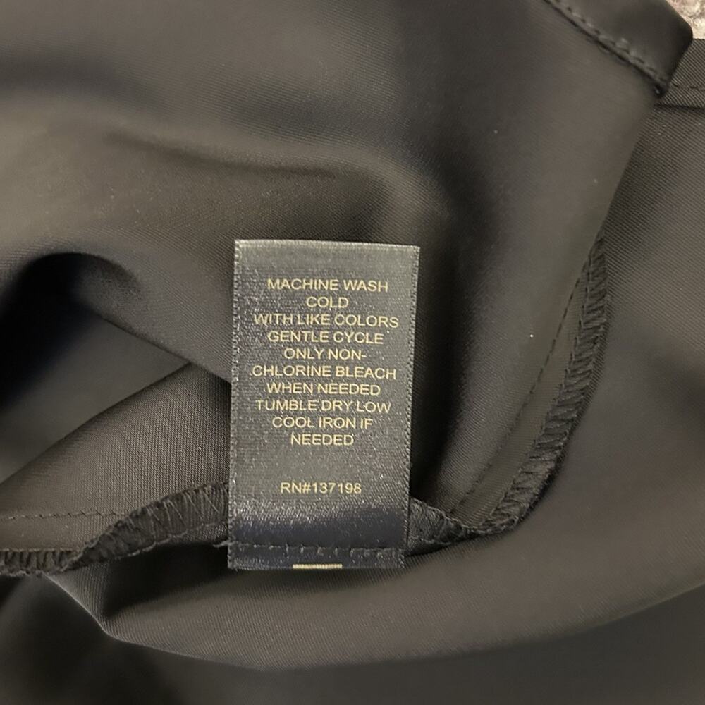 House of Harlow Women's Satin Lace Dress Asymmetrical Black Side Zip Size XS NWT - Picture 16 of 16